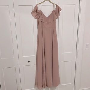 Jenny Yoo Mila Dress Size 10 Whipped Apricot